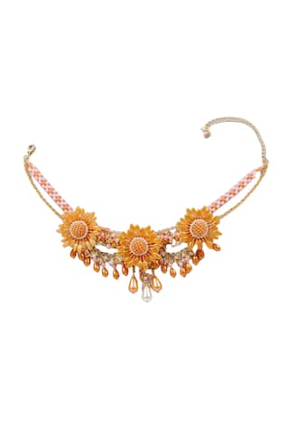 Vira Hand Embroidered Choker 