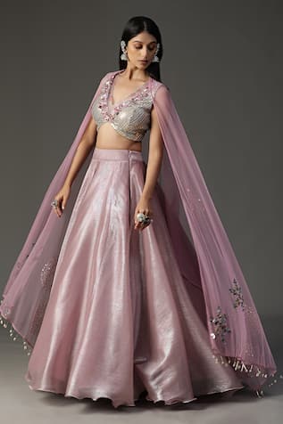 arpita sulakshana Sequin Work Blouse Lehenga Set 