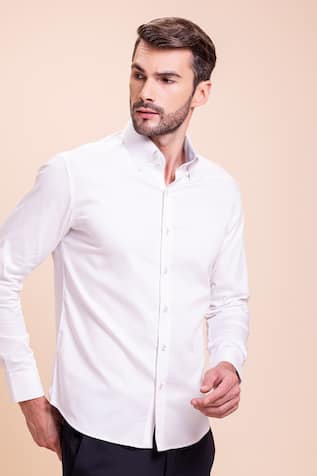 Amit Arora Bird Motif Print Shirt 