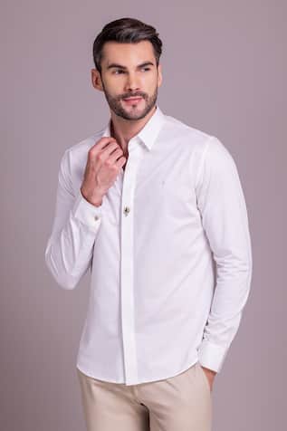 Amit Arora Solid Full Sleeve Shirt 