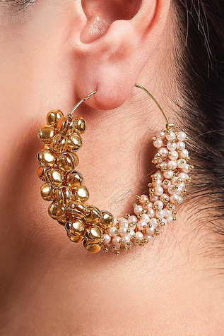 Ghungaroo Embellished Hoops 