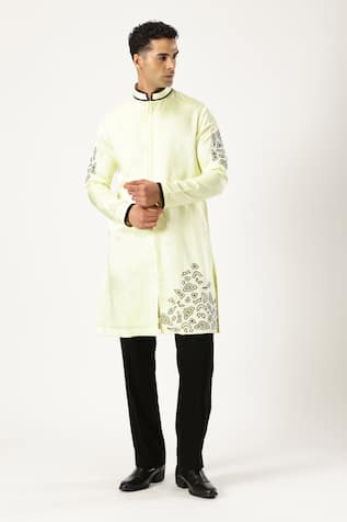 Paresh Lamba Signatures Bead Embroidered Kurta 