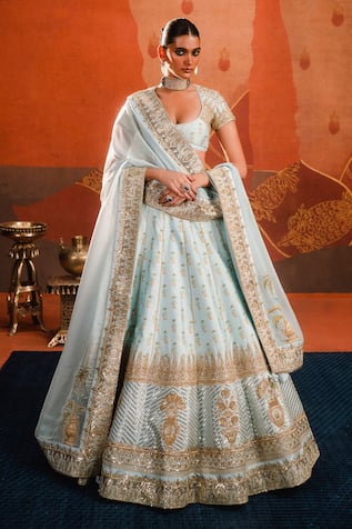 Masaba Aasman Embellished Bridal Lehenga Set 