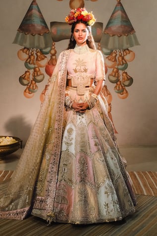 Masaba Rabri Embellished Bridal Lehenga Set 