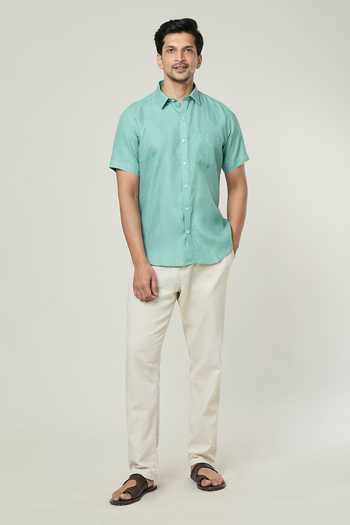 Aryavir Malhotra Plain Half Sleeves Shirt 