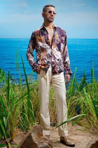 Seraphic Cascade Printed Shirt 