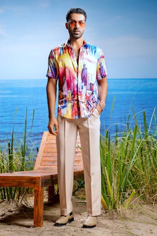 Asuka Sienna Twilight Print Shirt 