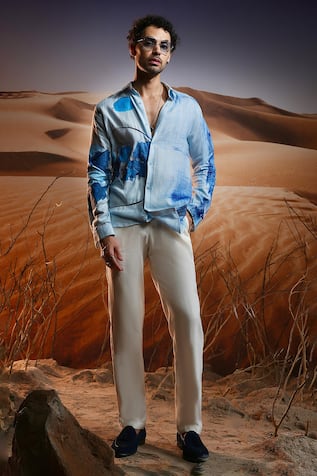 Asuka Twilight Dunes Handpainted Shirt 