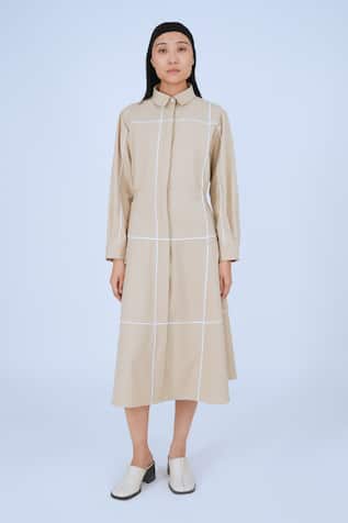 Leh Studios Broken Fence Shirt Dress 