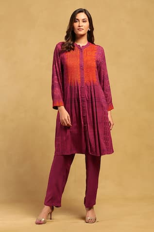 Ritu Kumar Aninda Printed Tunic With Pant 