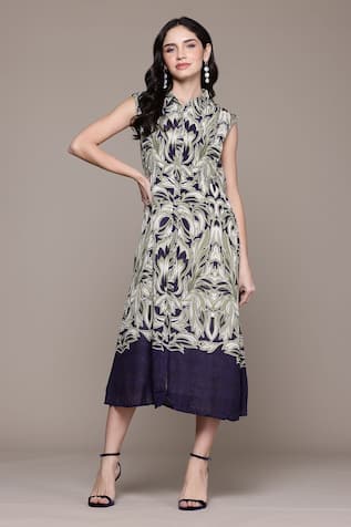 Ritu Kumar Arya Aztec Print Dress 