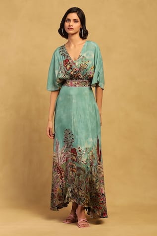 Ritu Kumar Paradise Print Long Dress 
