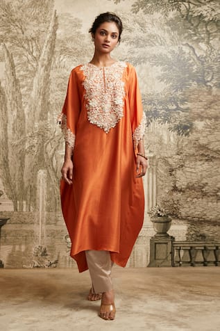 Prisho Lampi Detailed Kaftan & Pant Set 