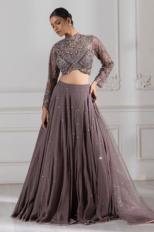 Raj Arora Embroidered Lehenga Set 