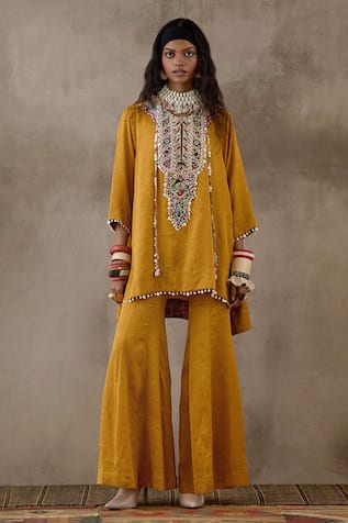 Aseem Kapoor Mitra Embroidered Kurta & Trouser Set 