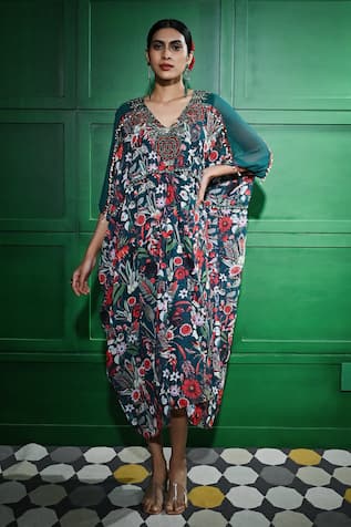 Keith Gomes Floral Print Kaftan 