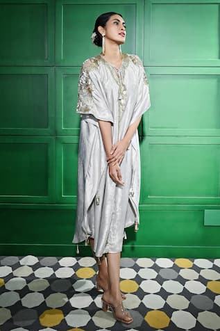 Keith Gomes Embroidered Sleeve Kaftan 