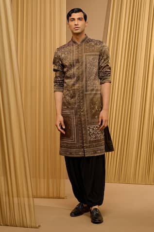 Tarun Tahiliani Printed Straight Kurta 