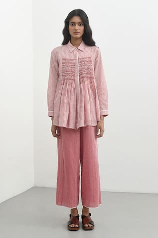 Payal Pratap Makrinitsa Smocked Top 