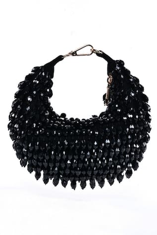 House Of Kosha Ophelia Glass Crystal Embellished Bag 