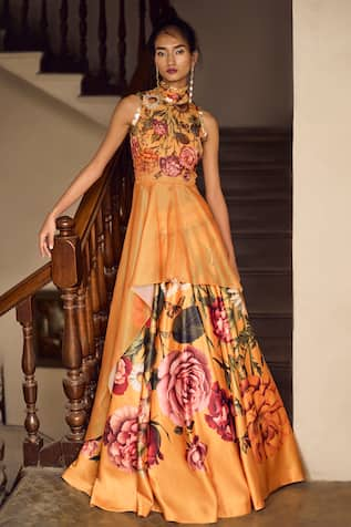 Limerick by Abirr N' Nanki Serena Printed Lehenga Set 