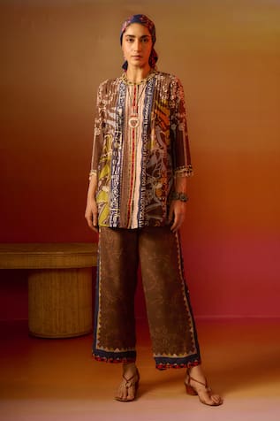 Saundh Sade Printed Kurta Pant Set 