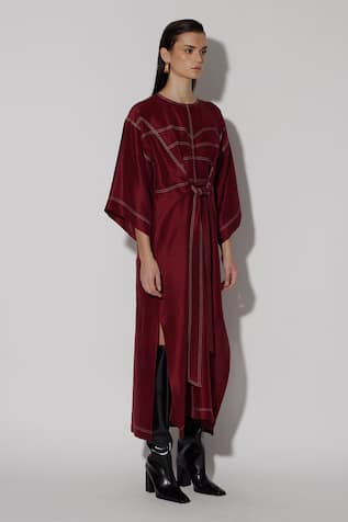 Audrey Side Slit Kaftan Dress 