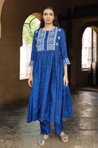 Ayaka Bandhani Print Kurta 