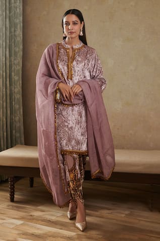 Rainas Abstract Kurta & Dhoti Pant Set 