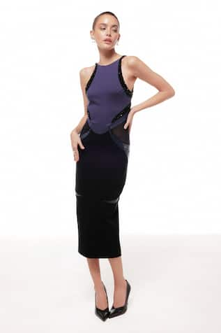 Sameer Madan Daphne Martini Bodycon Dress 