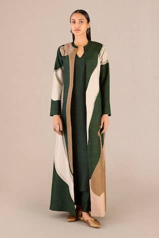 AMPM Amida Colour-Blocked Jacket & Tunic Set 