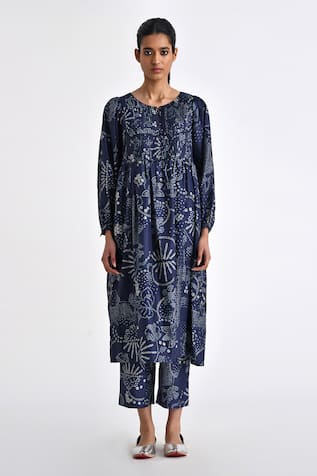 Payal Pratap Megalo Silk Printed Tunic With Pant 