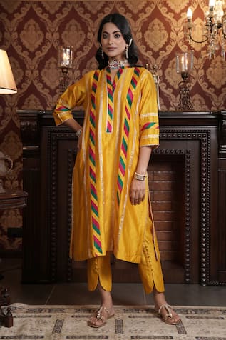 Surabhi Arya Gota Patti Embellished Kurta With Pant 