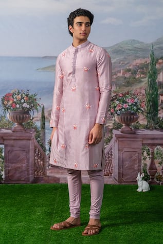 House of KOA Lynx Floral Embroidered Kurta Set 