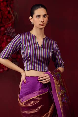 Surmaye Cheerful Striped Blouse 