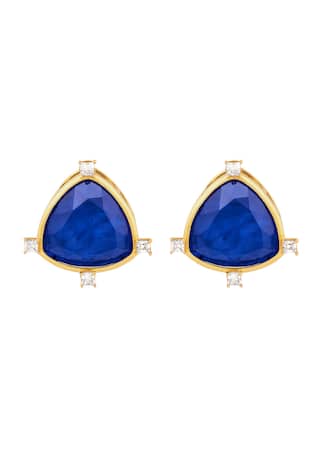 Demure Double Stone Petit Studs 