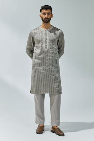 PRIYAL PRAKASH Zari Woven Kurta Set 