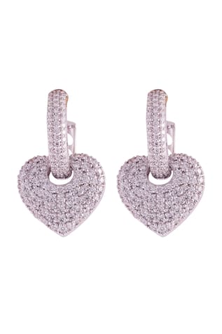 Heart Drop Earrings 