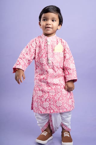 Kirti Agarwal - Pret N Couture Thread Embroidered Kurta With Dhoti Pant 