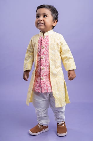 Floral Layered Kurta With Pant 
