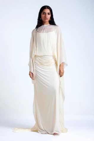 Deme by Gabriella Francesca Draped Gown 