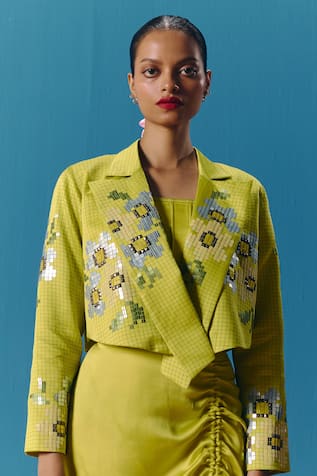 Pooja Rajgarhia Gupta Nebula Embroidered Jacket 