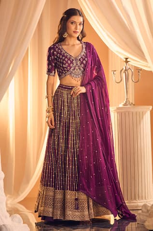 Alaya Advani Sequin Hand Work Lehenga Set 