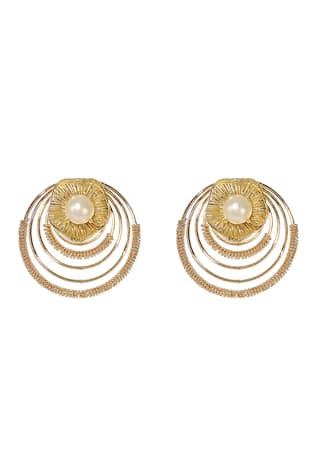 Lotus Carved Studs 
