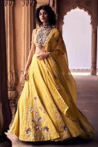 Paulmi and Harsh Zardozi Embroidered Lehenga Set 