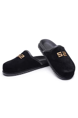 SS Leather Embellished Mules 