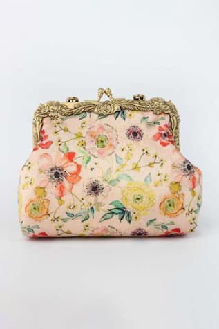 Bagh Vintage Print Clutch 