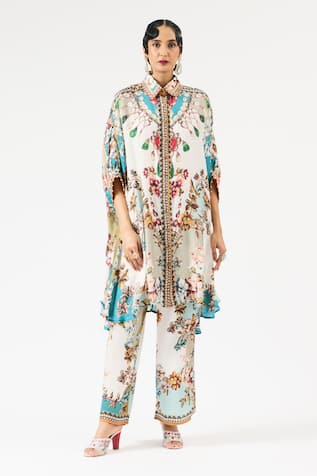 Rajdeep Ranawat Kamara Ornamental Print Tunic 
