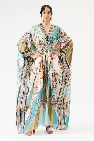 Rajdeep Ranawat Imama Floral Print Kaftan 