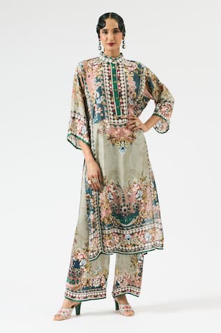 Rajdeep Ranawat Ghazala Floral Print Tunic 